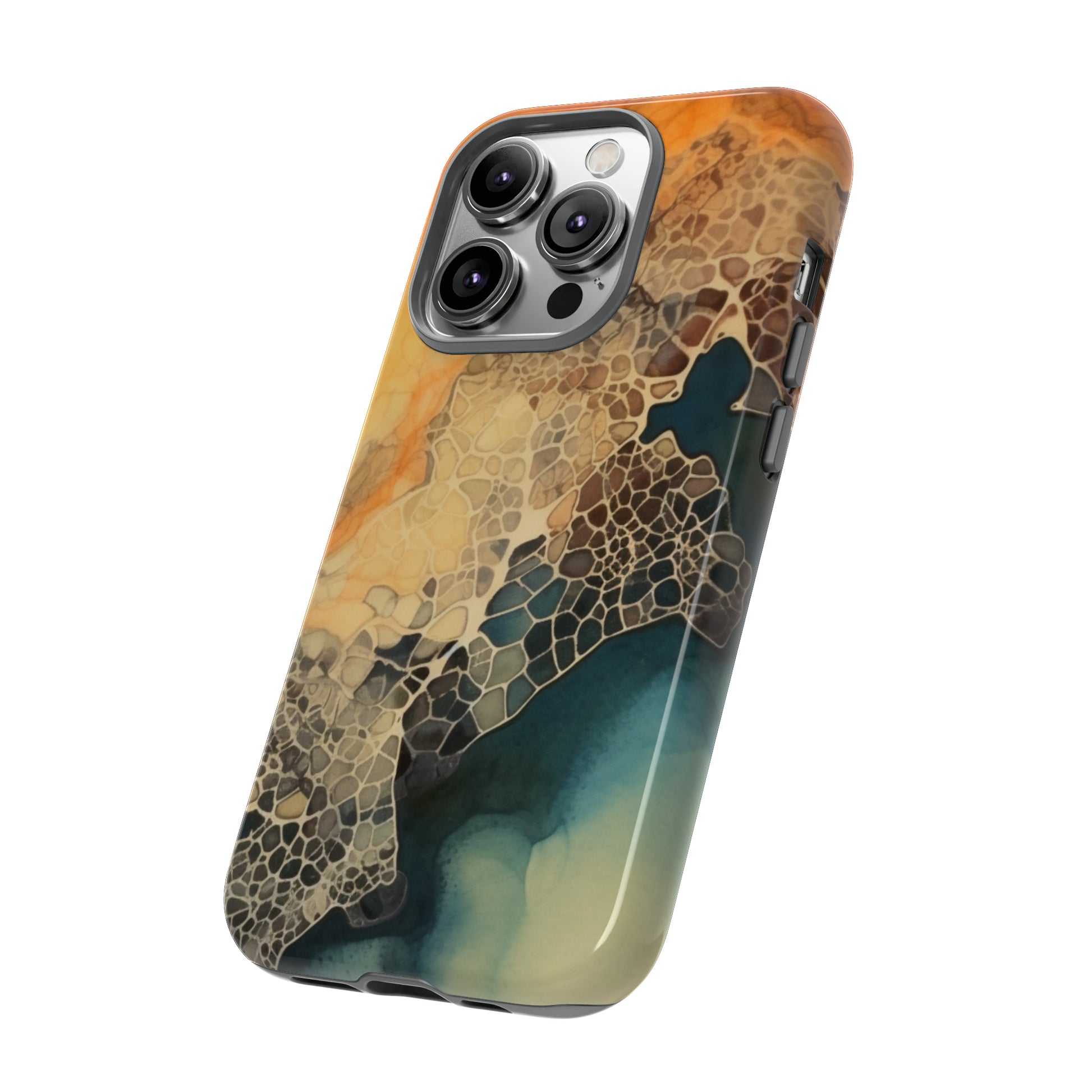 PREMIUM HOLIDAY PHONE Case | Tough Cases For iPhone | Thanksgiving Stylish Phone Case | Latest Modern iPhone Case | iPhone 15 Pro Phone Case - Tree dots Wotton-Waven