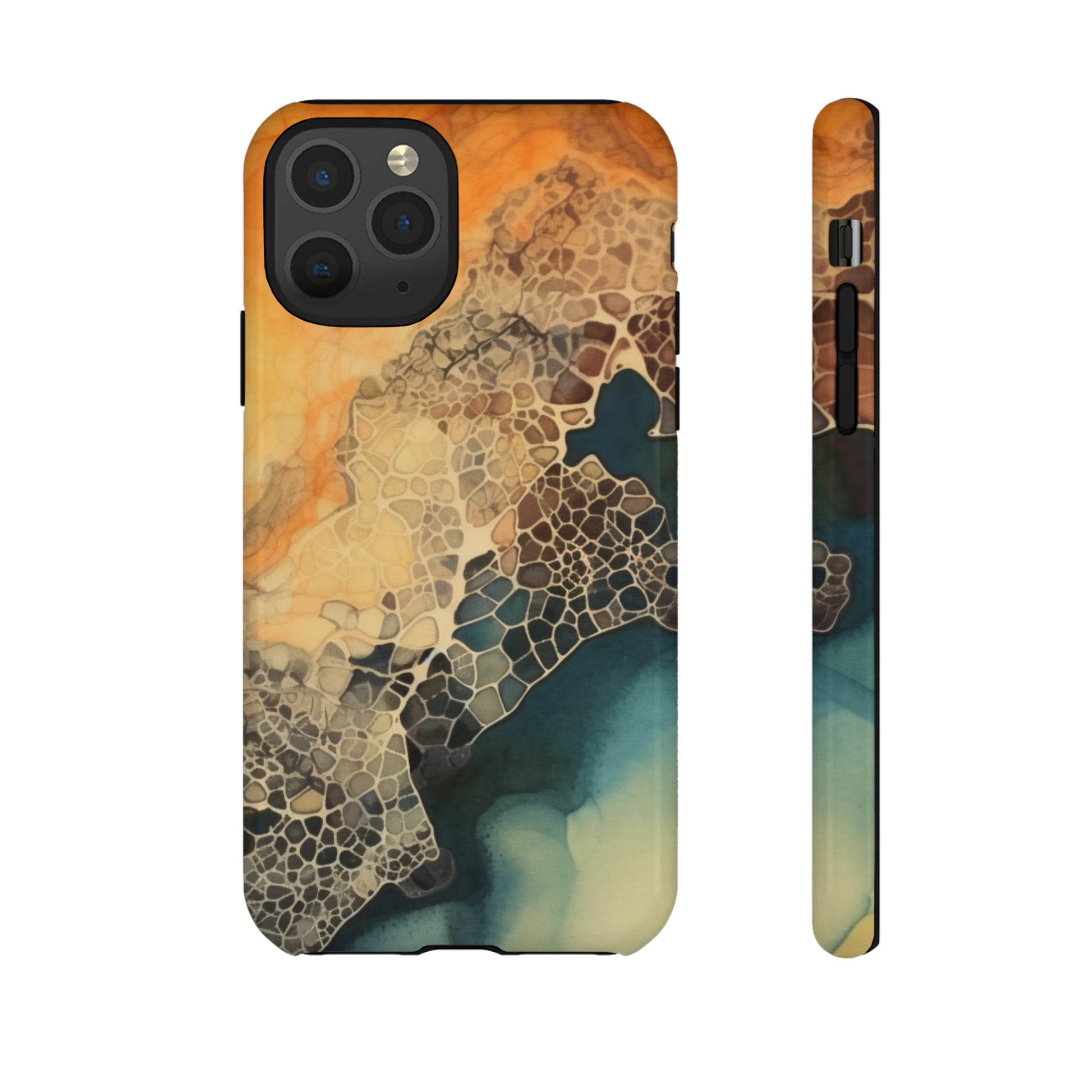PREMIUM HOLIDAY PHONE Case | Tough Cases For iPhone | Thanksgiving Stylish Phone Case | Latest Modern iPhone Case | iPhone 15 Pro Phone Case - Tree dots Wotton-Waven