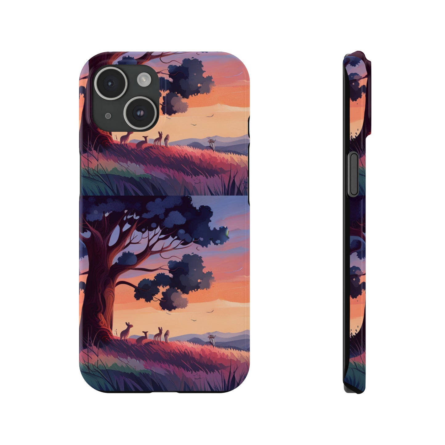 Slim Phone Cases - Tree dots Wotton-Waven