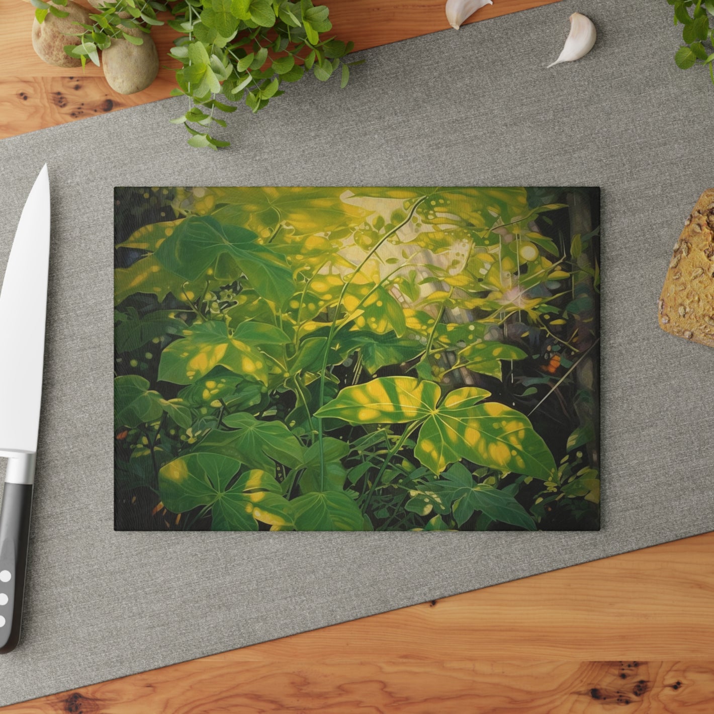 Glass Cutting Board - Tree dots Wotton-Waven