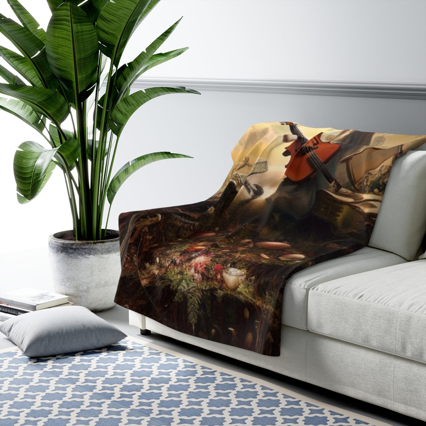 Sherpa Fleece Blanket - Tree dots Wotton-Waven