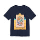Seashell Beach Towel Tee | Ocean Aesthetic, Vintage Coastal Graphic - Tree dots Wotton-Waven