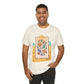 Seashell Beach Towel Tee | Ocean Aesthetic, Vintage Coastal Graphic - Tree dots Wotton-Waven