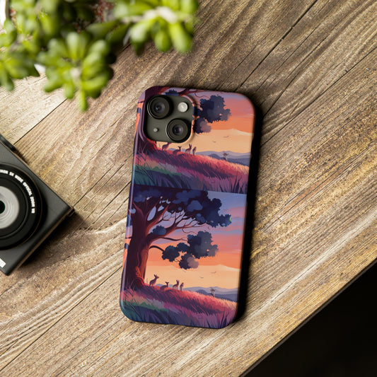 Slim Phone Cases - Tree dots Wotton-Waven