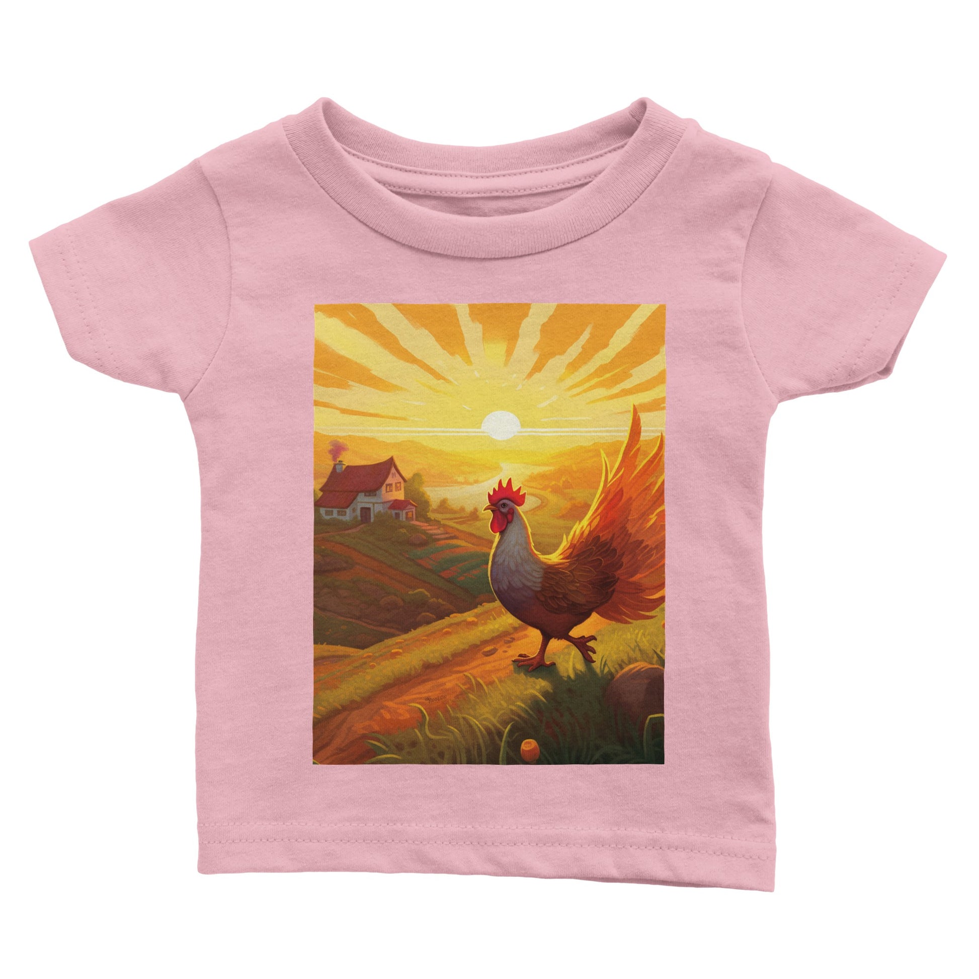 Classic Baby Crewneck T-shirt - Tree dots Wotton-Waven