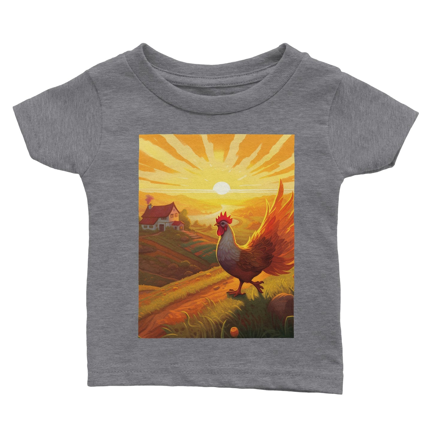 Classic Baby Crewneck T-shirt - Tree dots Wotton-Waven
