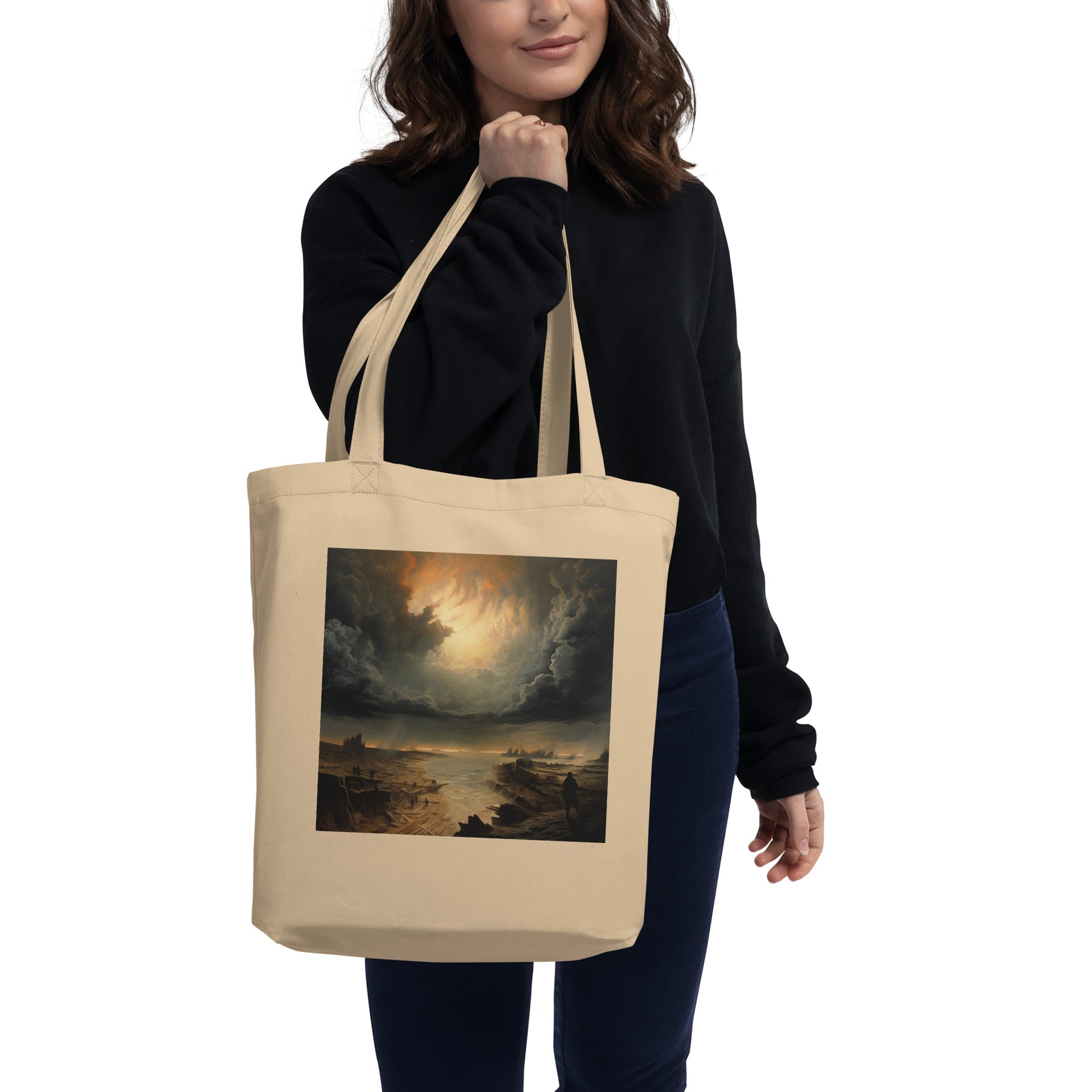 Eco Tote Bag - Tree dots Wotton-Waven