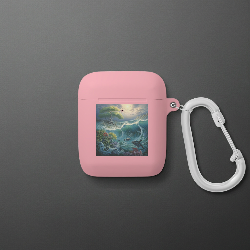 AirPods Case Cover — Colorful Silicone (AirPods, 5 Colors) - Tree dots Wotton-Waven