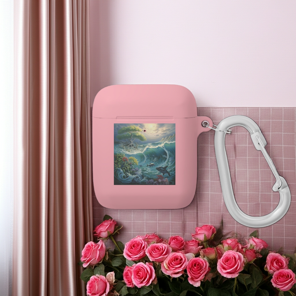 AirPods Case Cover — Colorful Silicone (AirPods, 5 Colors) - Tree dots Wotton-Waven